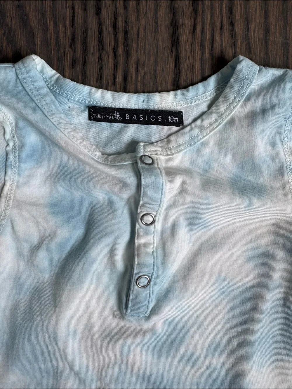 Niki Miette Boys Blue Tie-Dye Short Set Size 18M